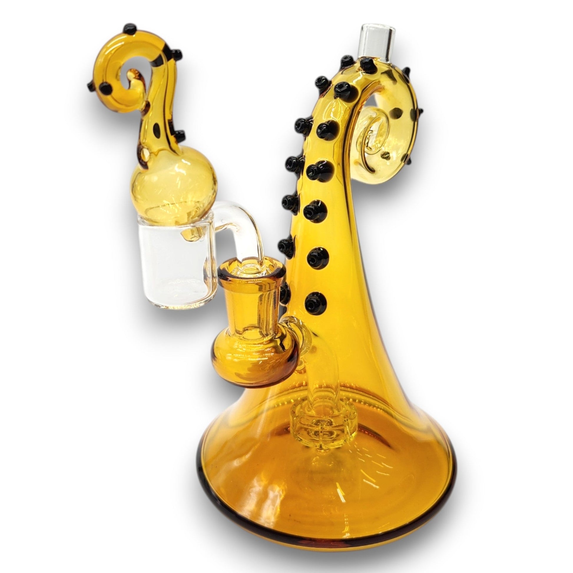 7" Octopus Tentacles Kraken Circ Perc Bubbler Bong