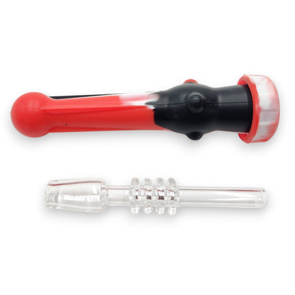 7" SeshGear Silicone Vapor Straw Nectar Collector 14mm Quartz Tip