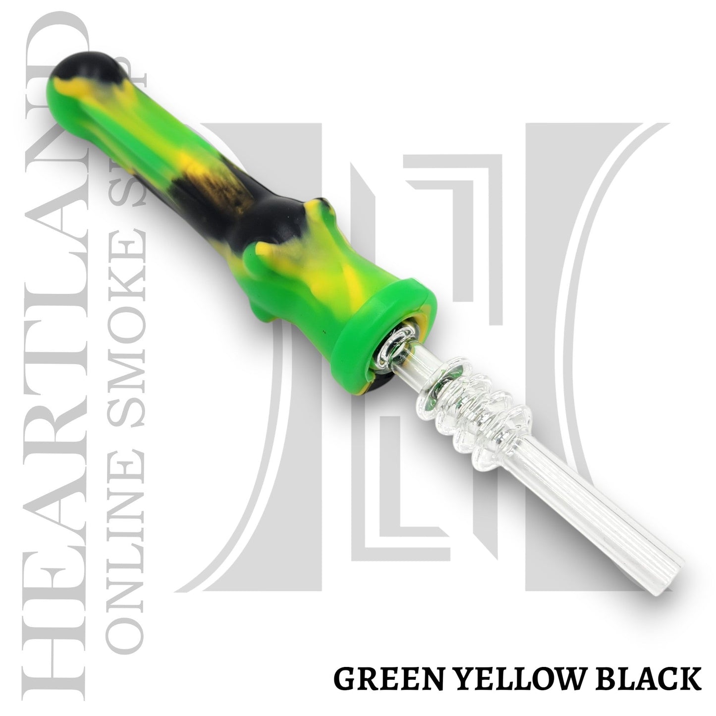 7" SeshGear Silicone Vapor Straw Nectar Collector 14mm Quartz Tip