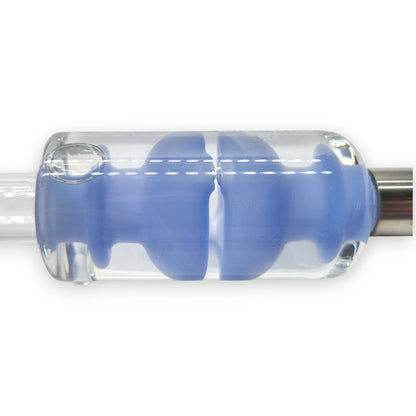 7.5" Glycerin Dab Straw Ceramic Tip Nectar Collector and Dish