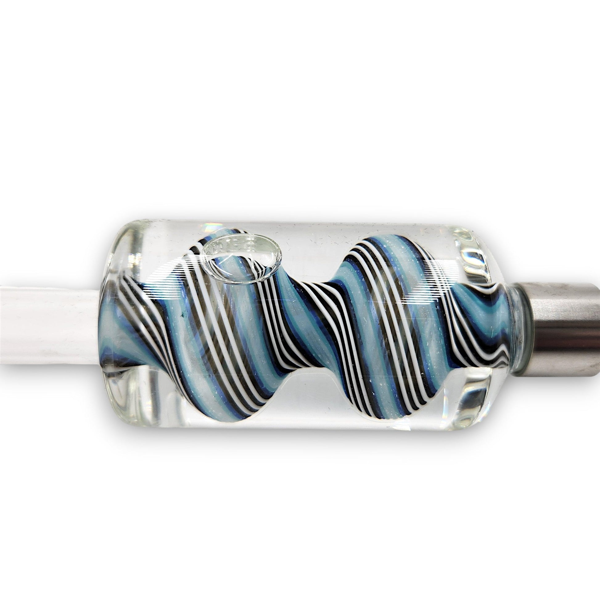 7.5" Glycerin Dab Straw Ceramic Tip Nectar Collector and Dish