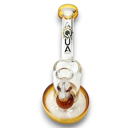 8" Aqua Works Barrel Shape Circ Perc Bong