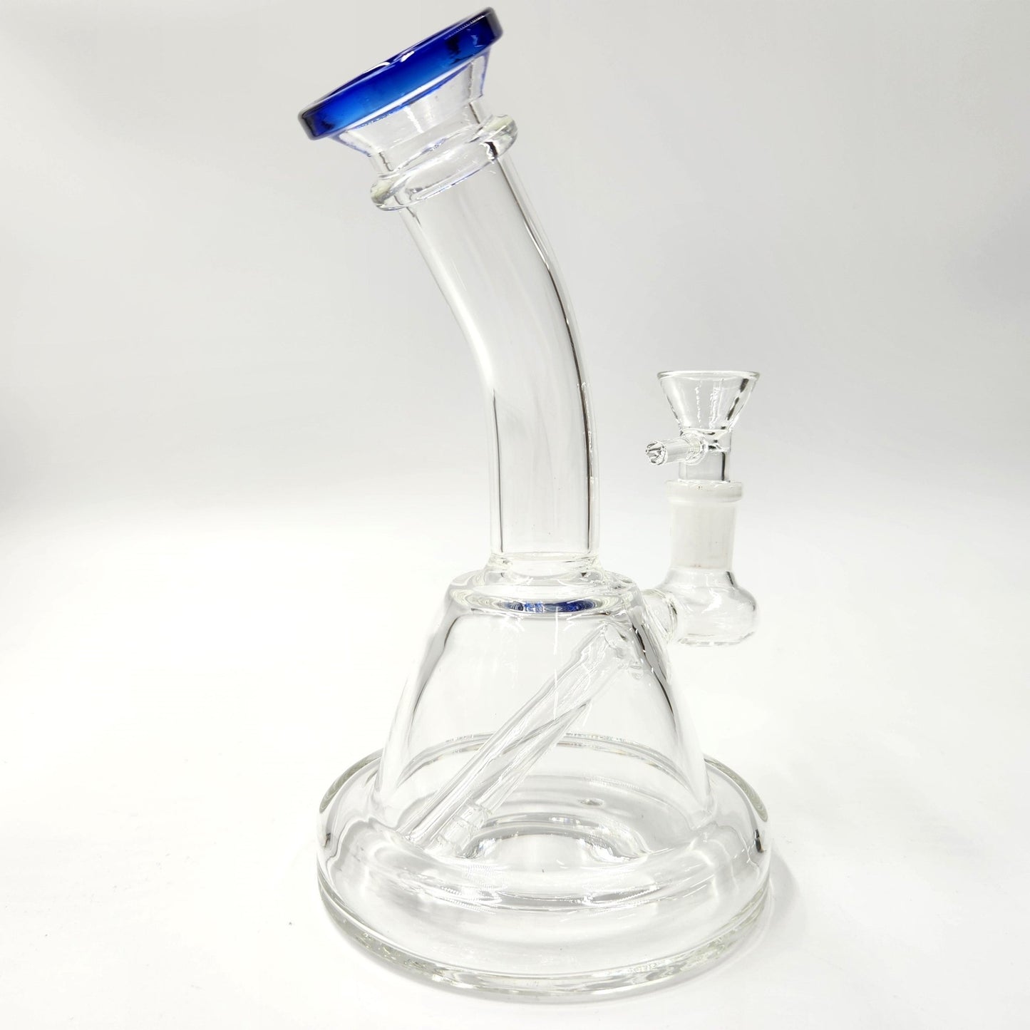 8" Bent Neck Dome Base Beaker Bong