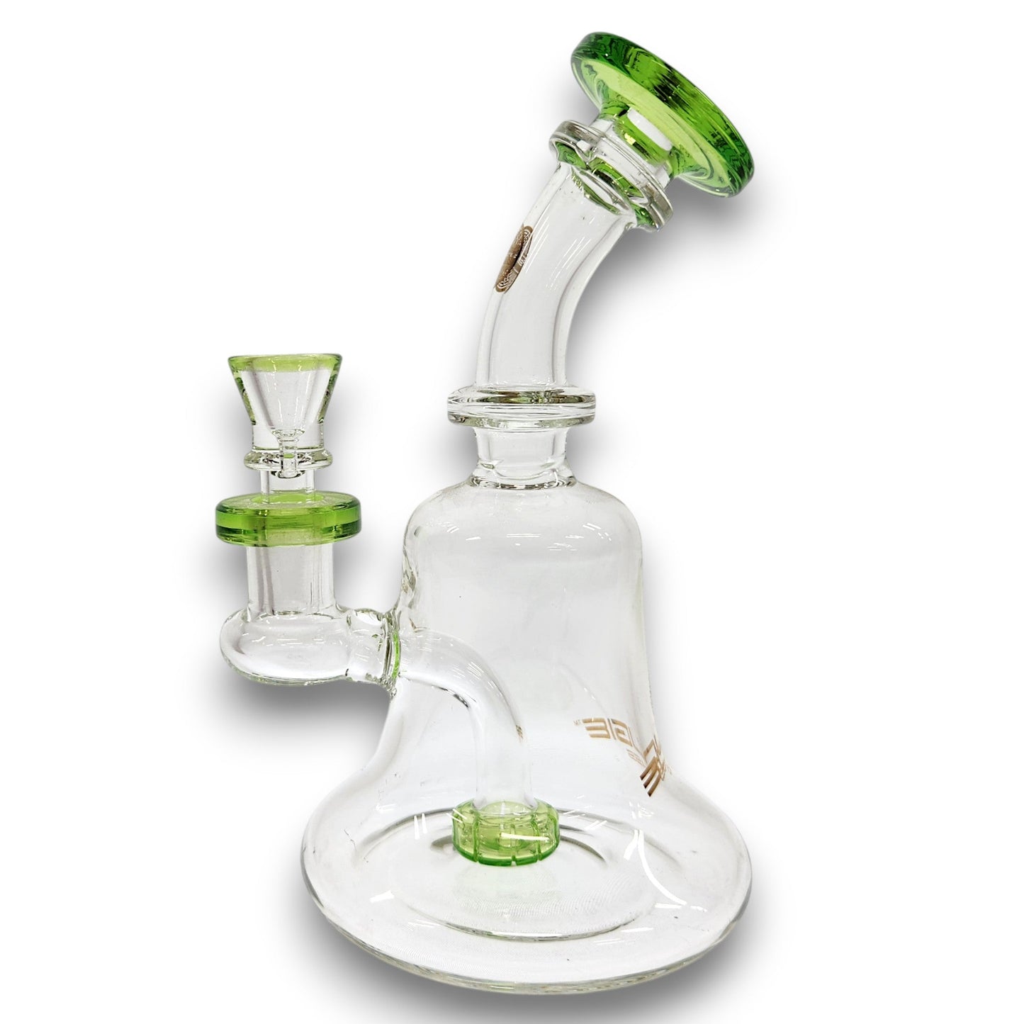 8" Bougie Bell Shape Circ Perc Bong