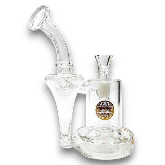 8" Bougie Glass Circ Perc Vortex Recycler Bong - Heartland Smoke Shop