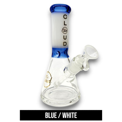 8" Cali CloudX Colored Beaker Bong