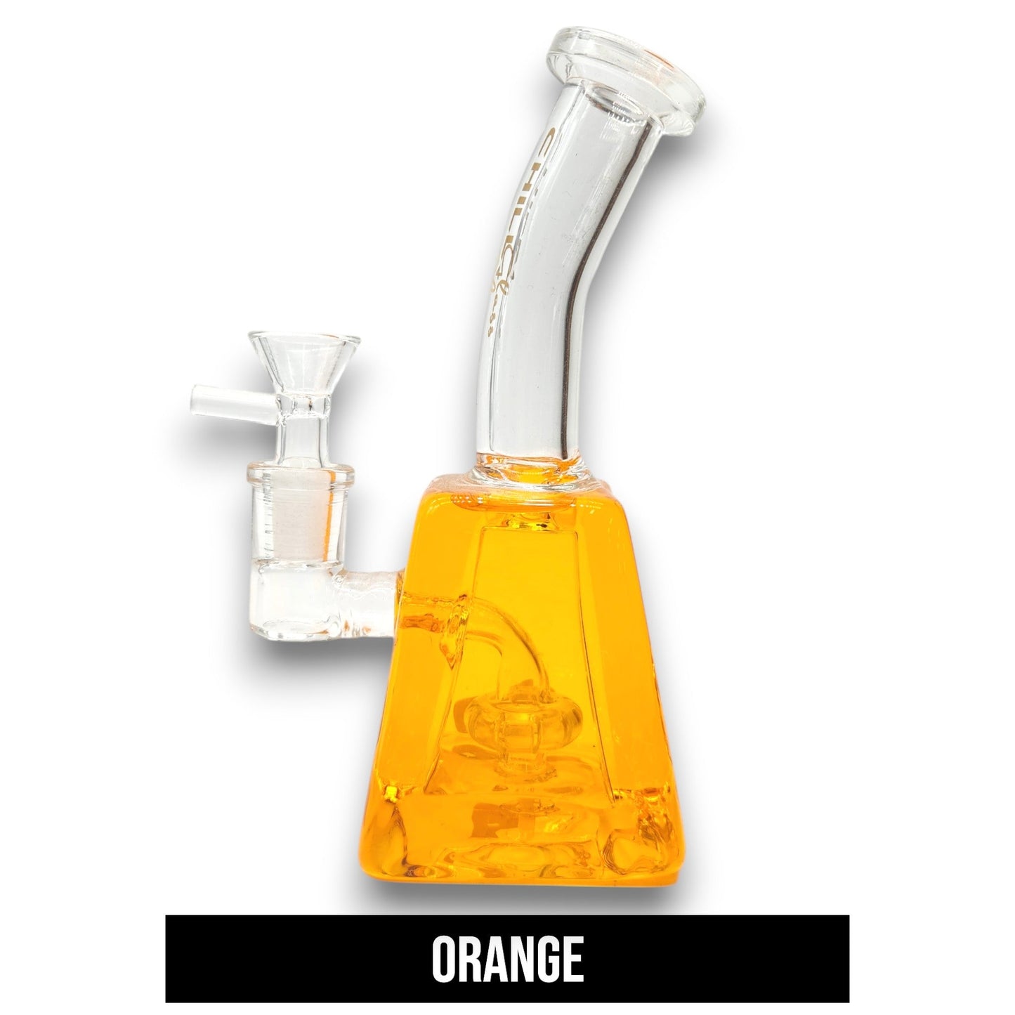 8" Chill Glass Freezable Glycerin Square Beaker Bong