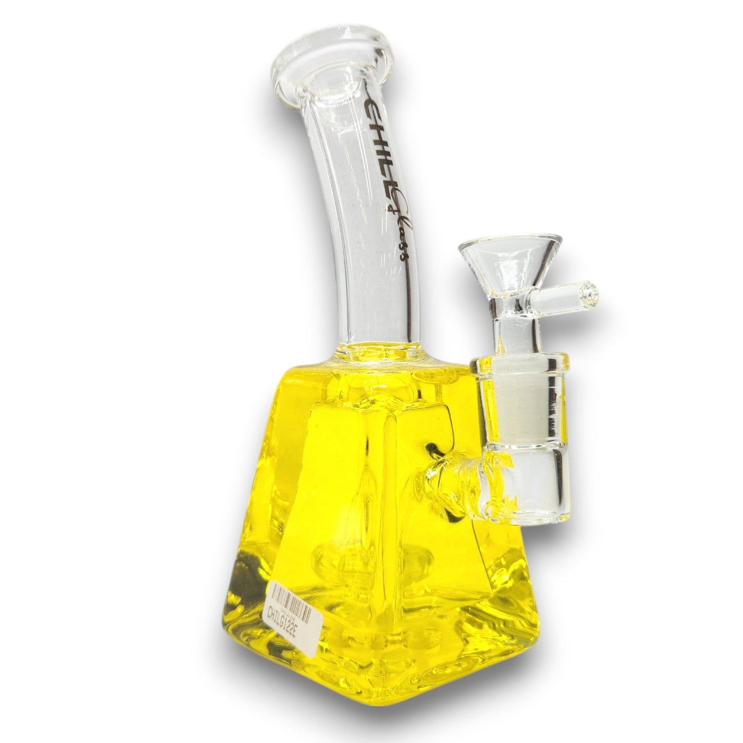 8" Chill Glass Freezable Glycerin Square Beaker Bong