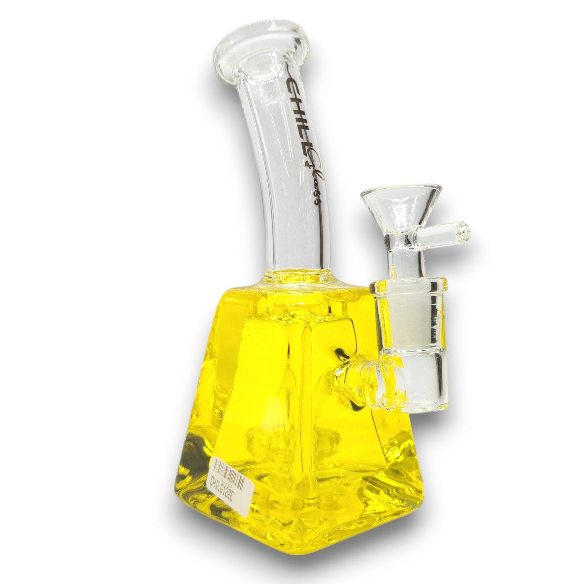 8" Chill Glass Freezable Glycerin Square Beaker Bong