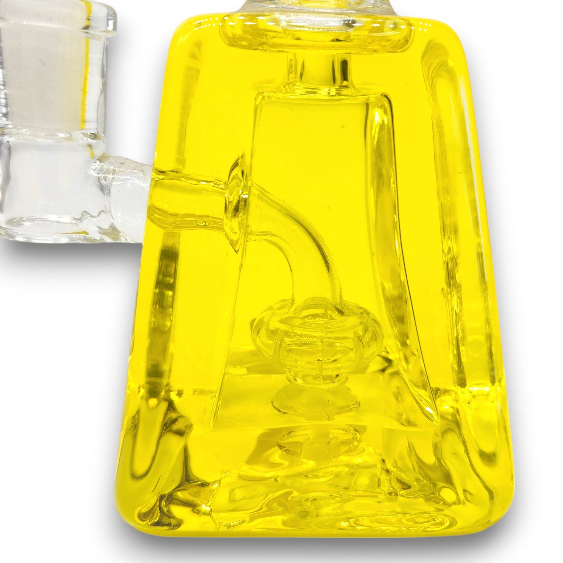 8" Chill Glass Freezable Glycerin Square Beaker Bong