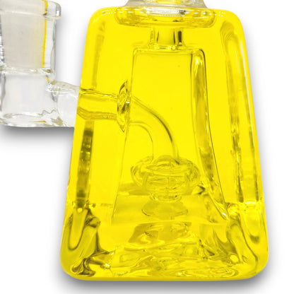 8" Chill Glass Freezable Glycerin Square Beaker Bong