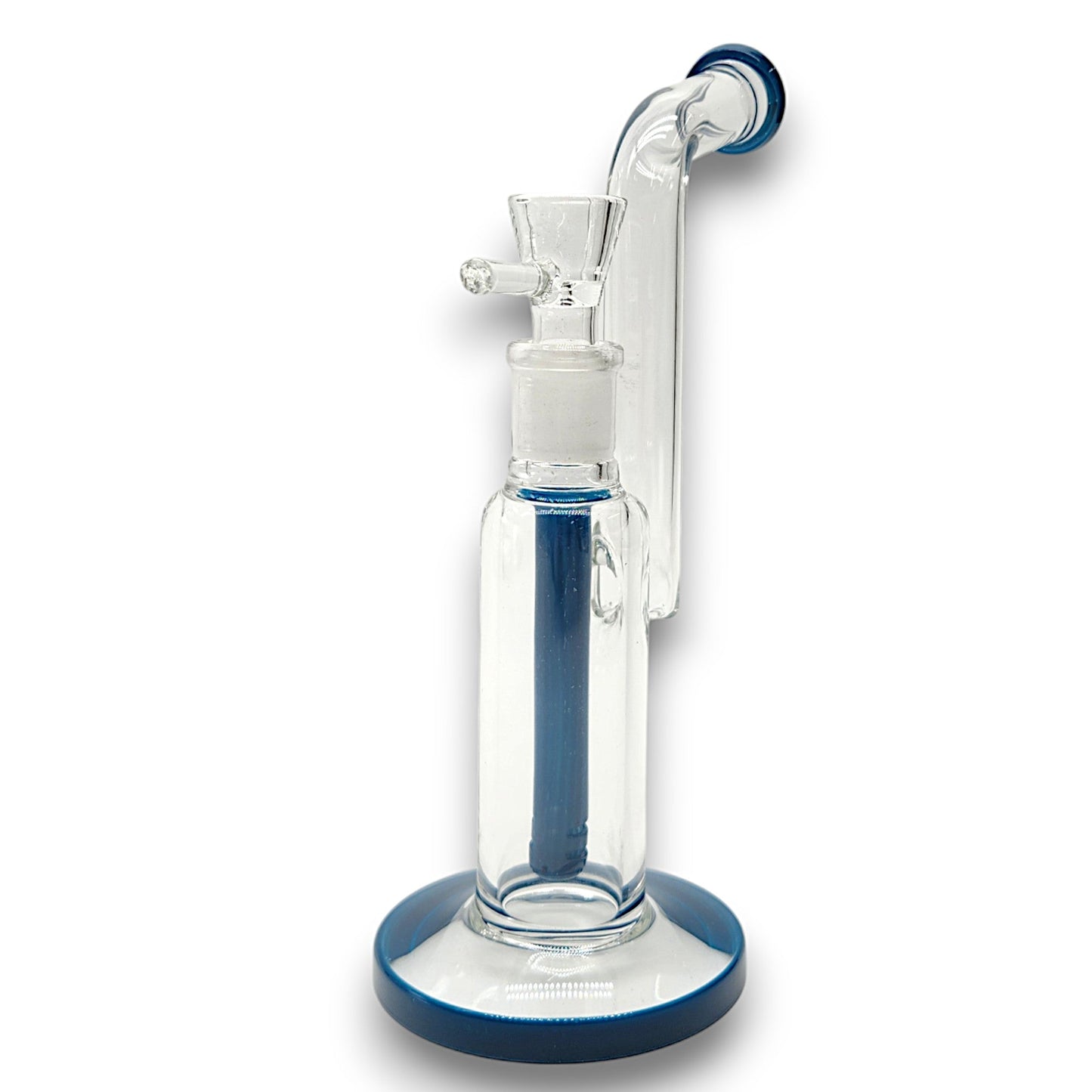 8" Color Long Neck Bubbler Bong