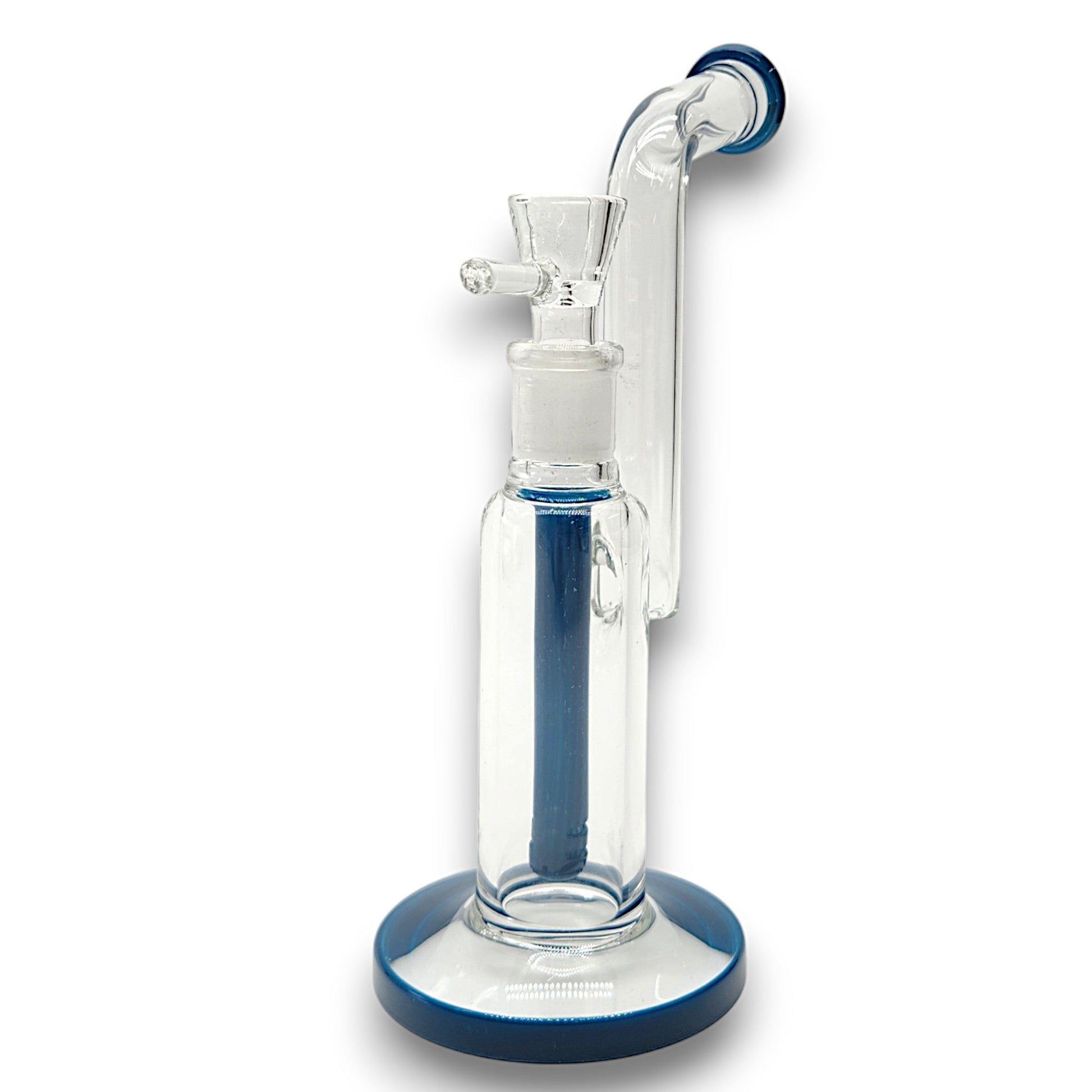 8" Color Long Neck Bubbler Bong