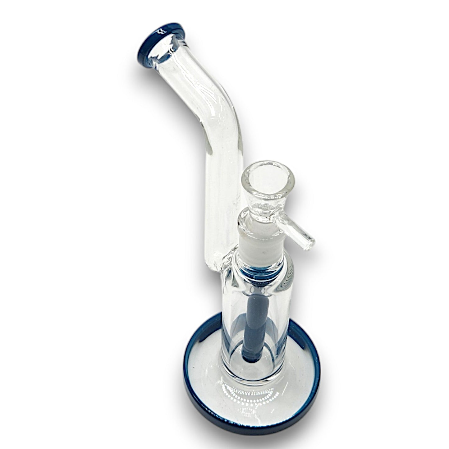 8" Color Long Neck Bubbler Bong