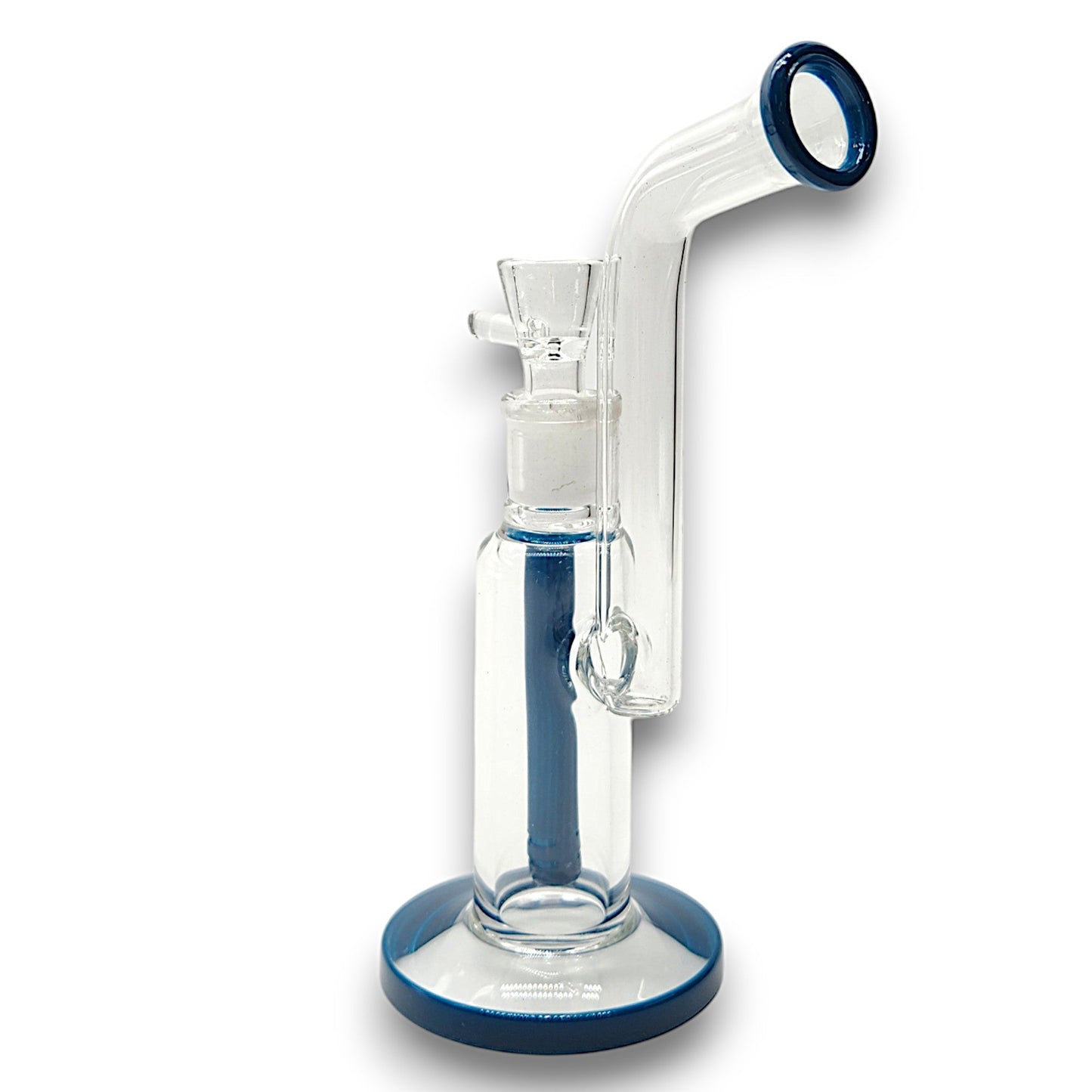 8" Color Long Neck Bubbler Bong