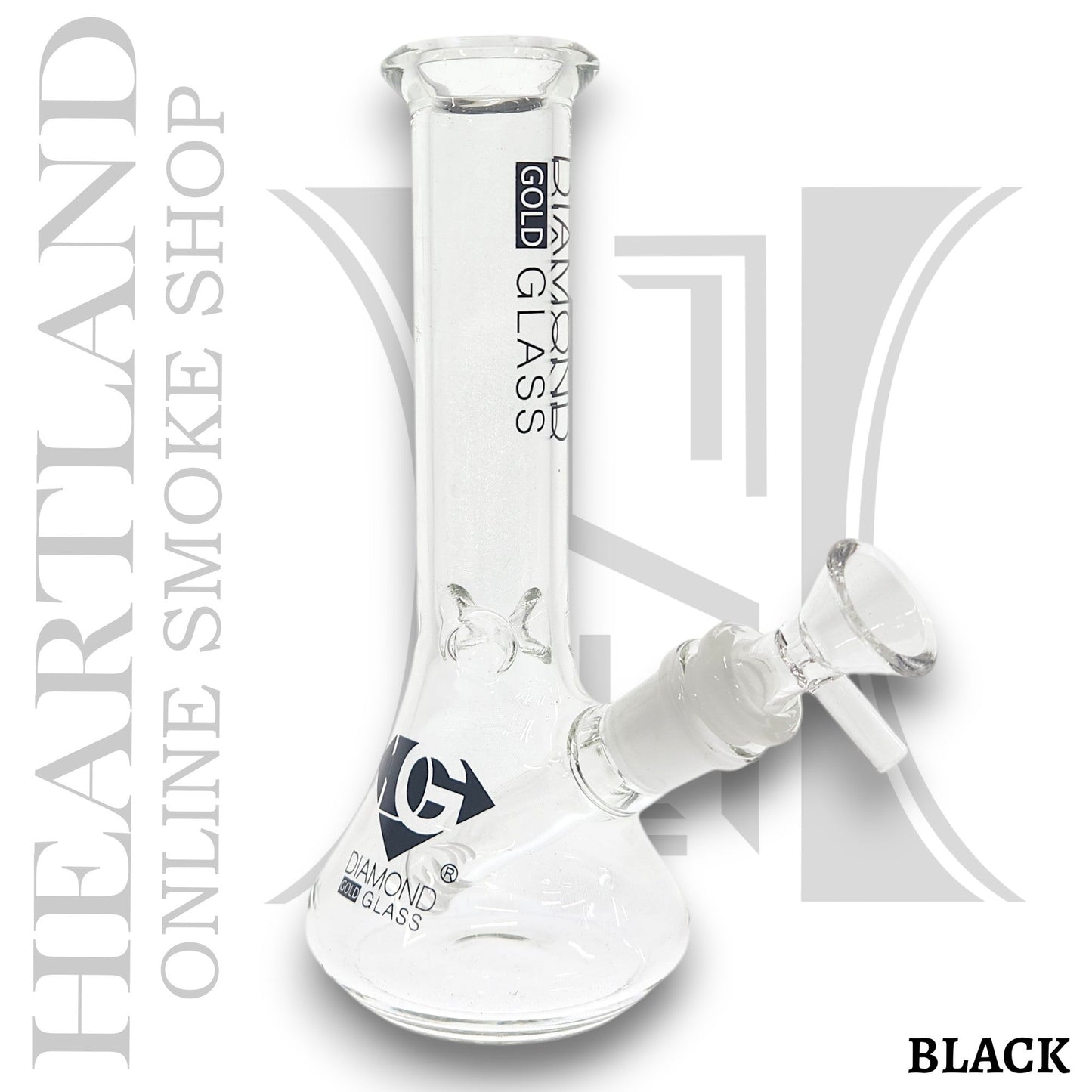 8" Diamond Glass Beaker