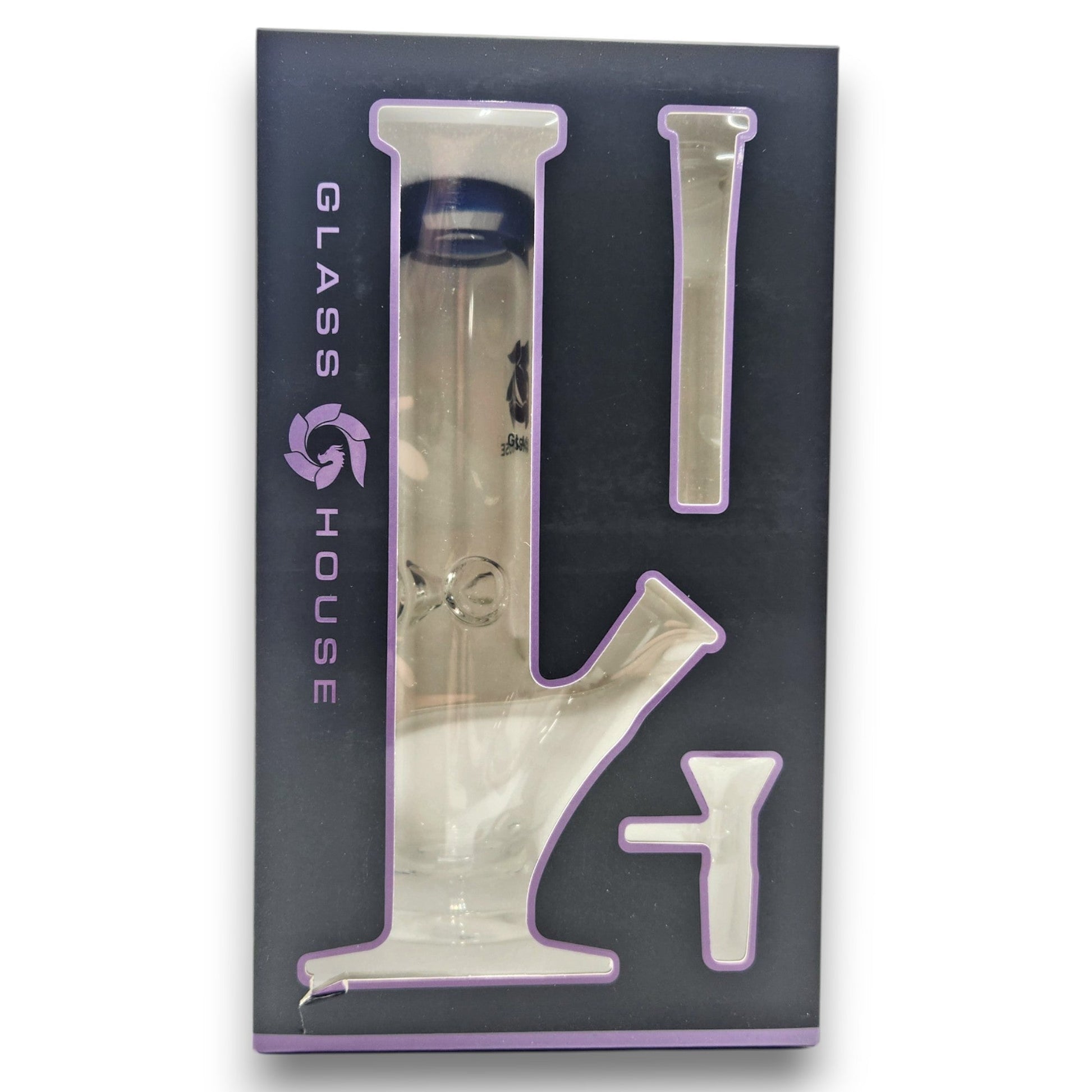 8" Glasshouse Series - 103 Straight Tube Bong