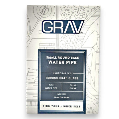 8" GRAV Small Round Base Beaker Bong