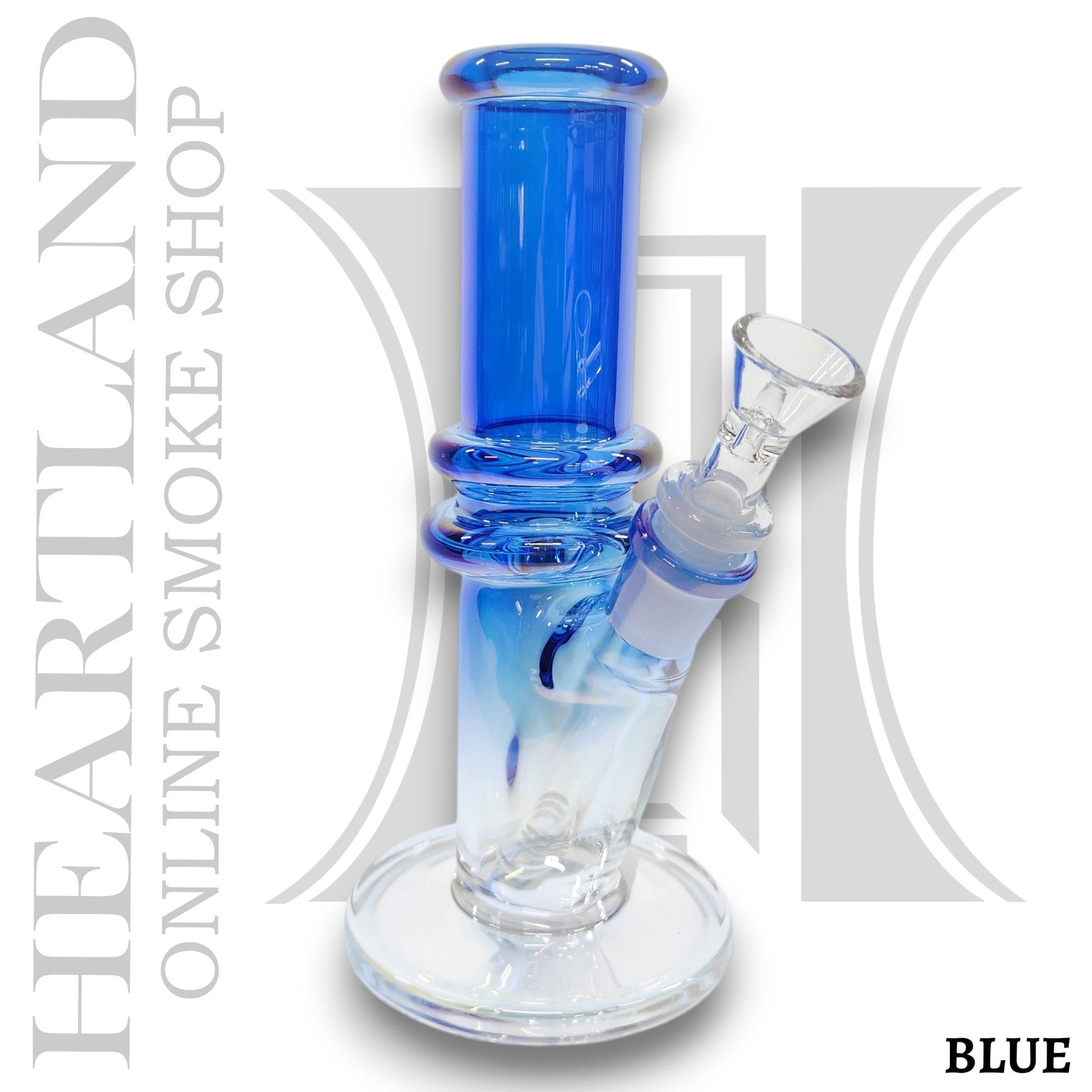 8" Iridescent Straight Tube Bong