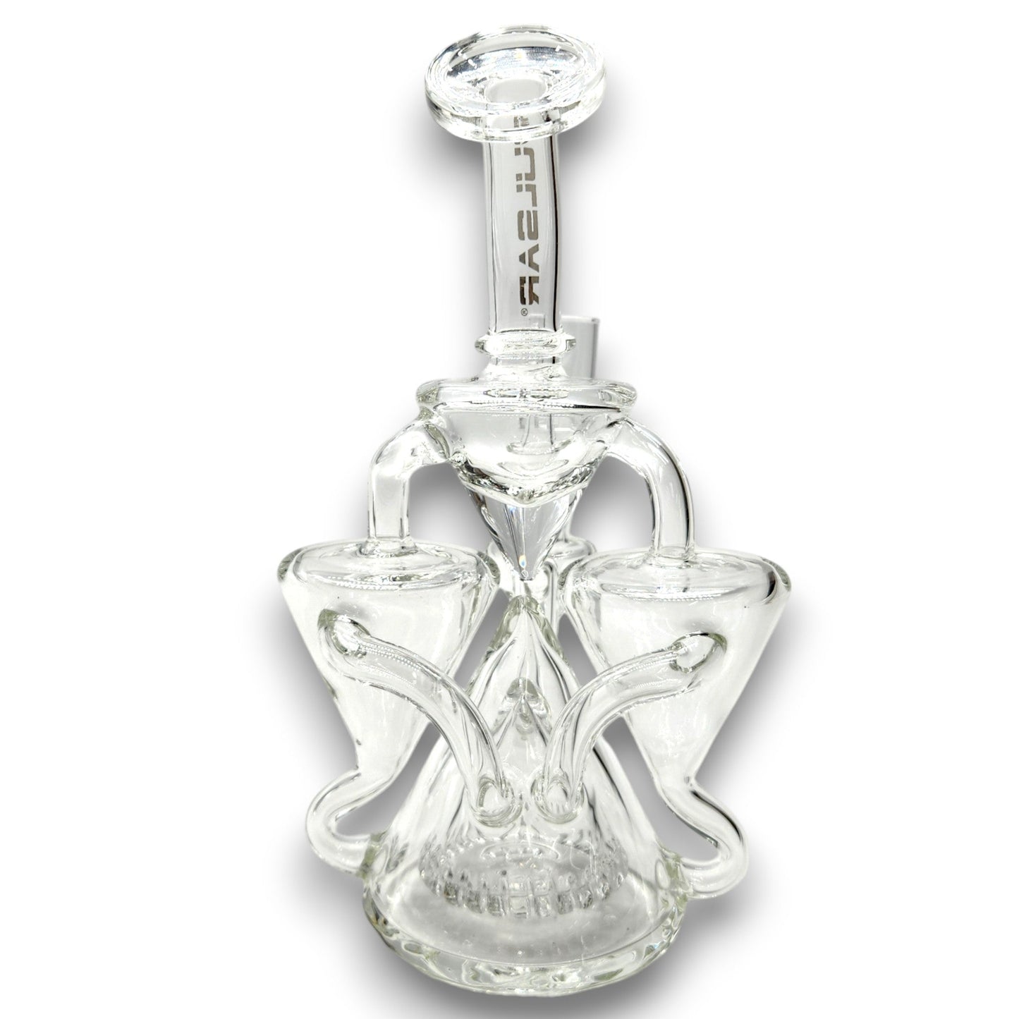 8" Pulsar Equilibrium Dual Recycler Dab Rig Bong