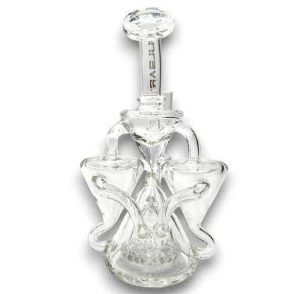 8" Pulsar Equilibrium Dual Recycler Dab Rig Bong