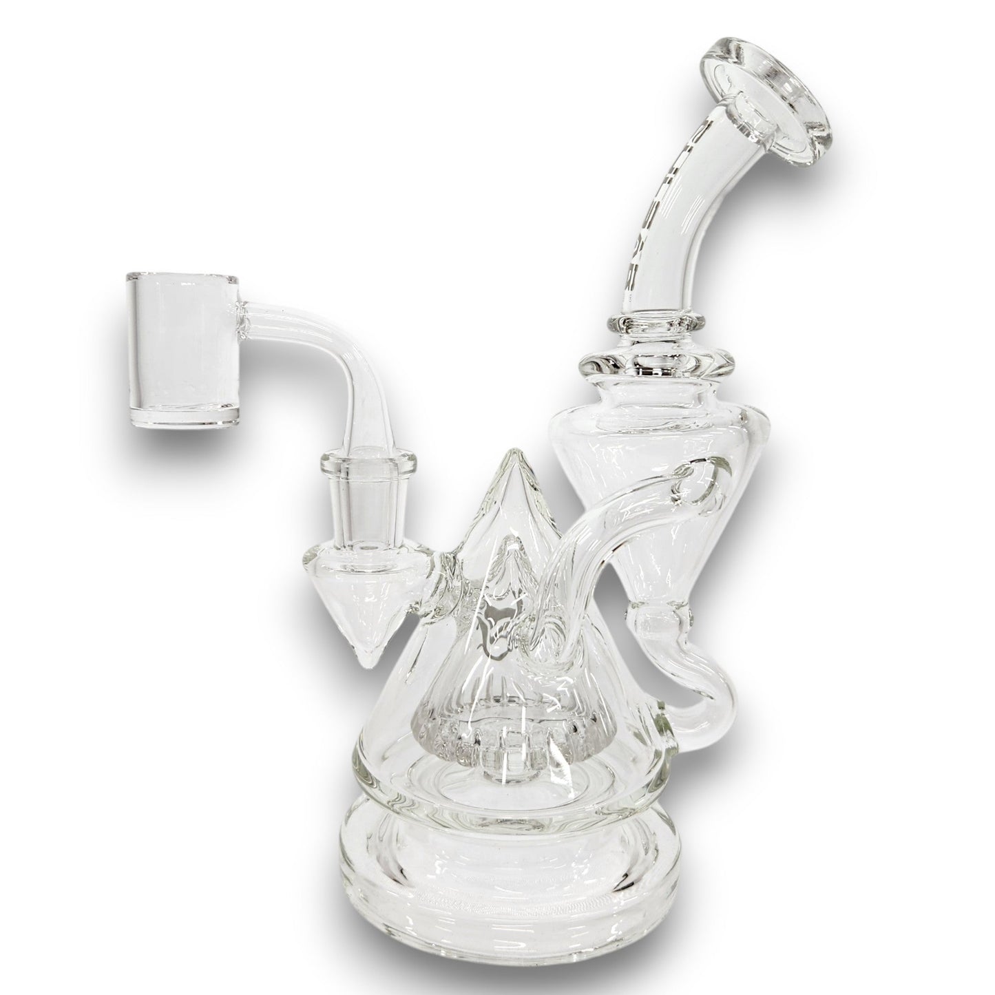 8" Pulsar Pyramid Baller Recycler Rig Bong