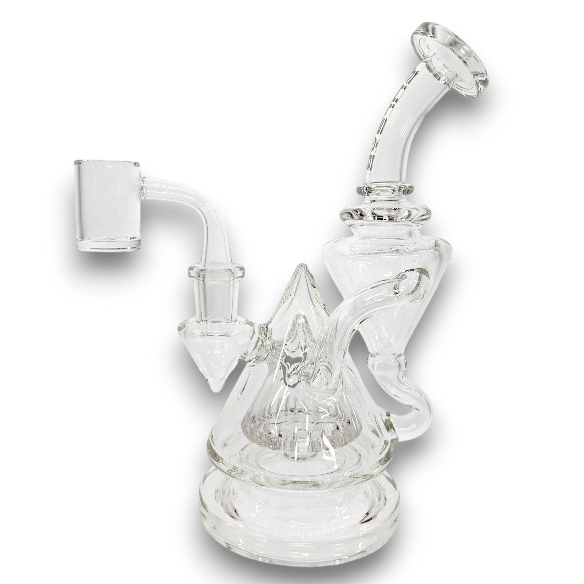8" Pulsar Pyramid Baller Recycler Rig Bong