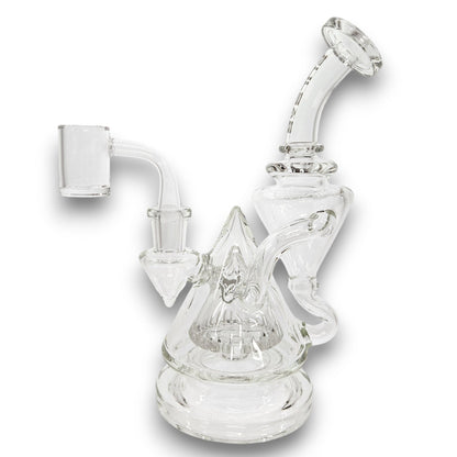 8" Pulsar Pyramid Baller Recycler Rig Bong