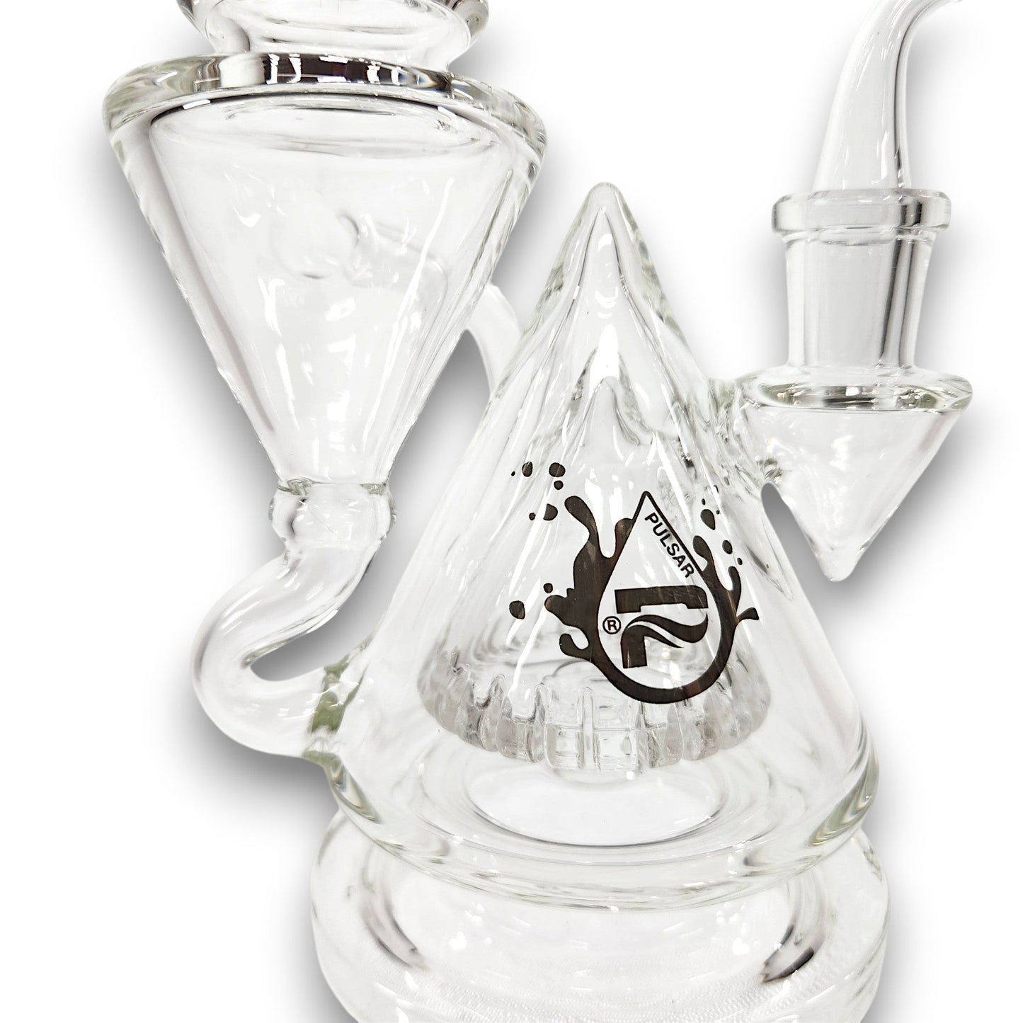 8" Pulsar Pyramid Baller Recycler Rig Bong