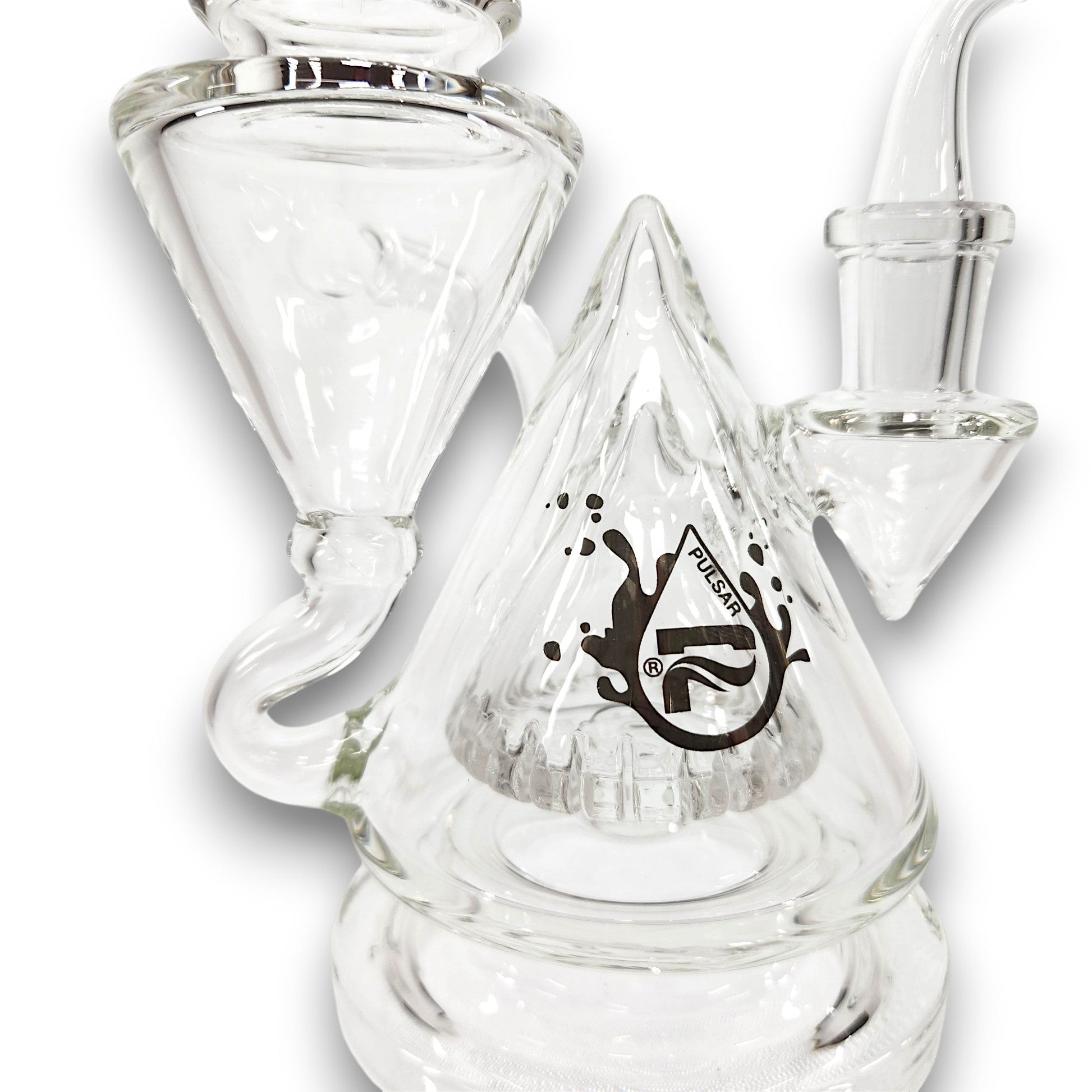 8" Pulsar Pyramid Baller Recycler Rig Bong