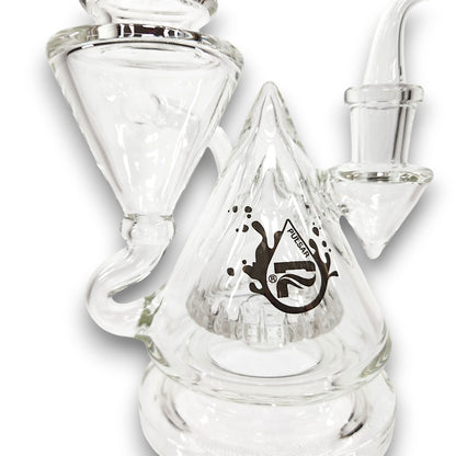 8" Pulsar Pyramid Baller Recycler Rig Bong