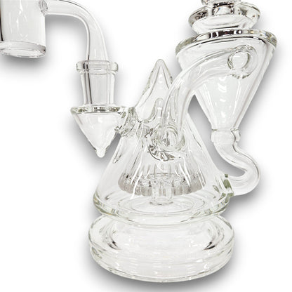 8" Pulsar Pyramid Baller Recycler Rig Bong