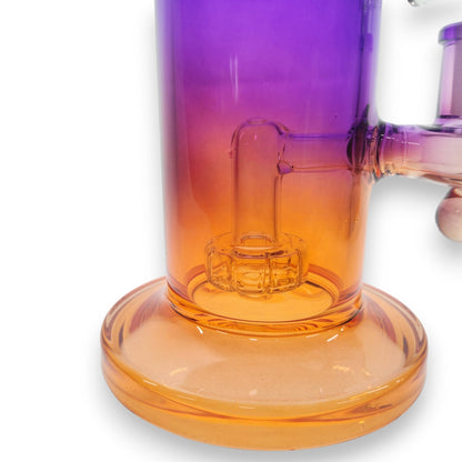 8" SeshGear Barrel Beaker Circ Perc Bong