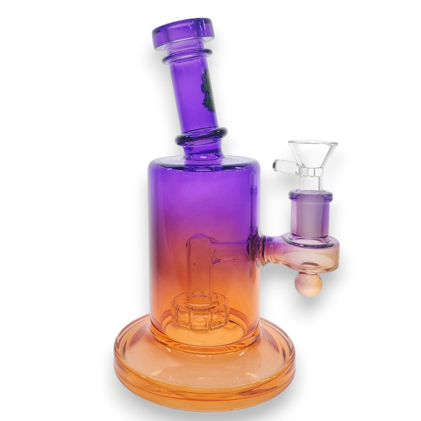 8" SeshGear Barrel Beaker Circ Perc Bong
