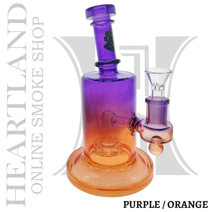 8" SeshGear Barrel Beaker Circ Perc Bong