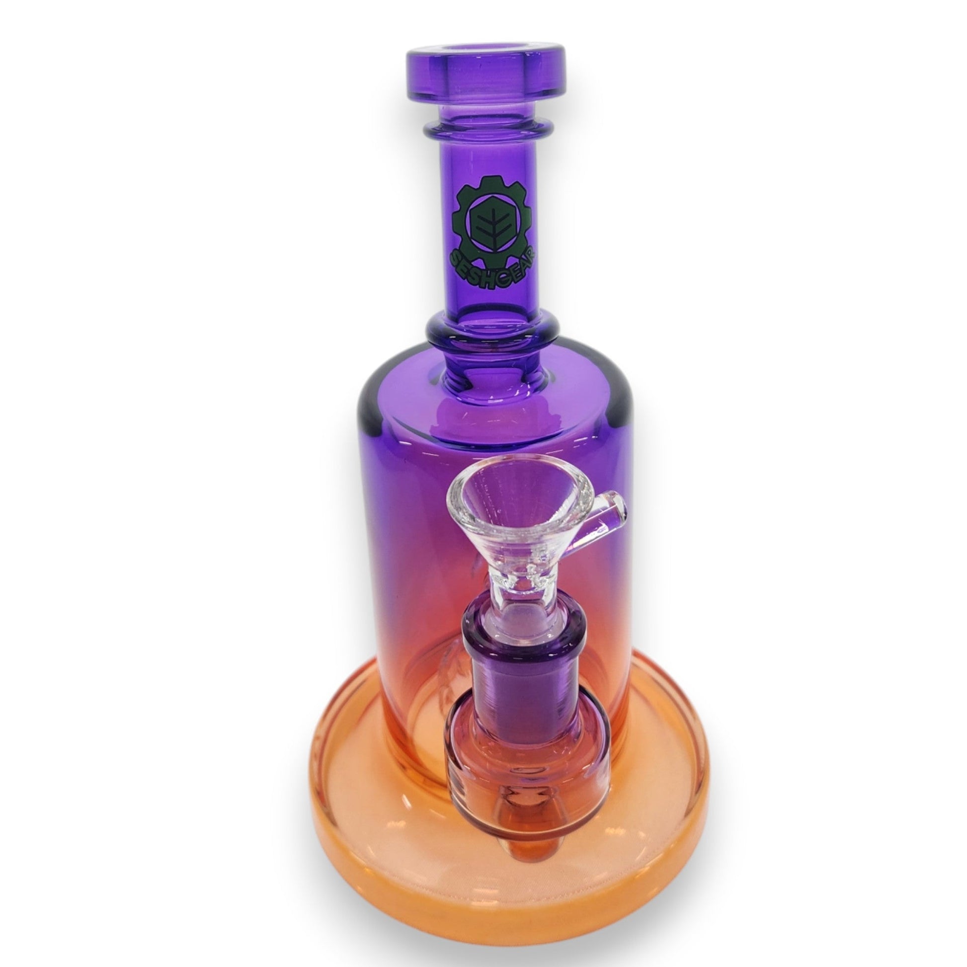 8" SeshGear Barrel Beaker Circ Perc Bong