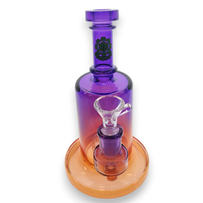 8" SeshGear Barrel Beaker Circ Perc Bong