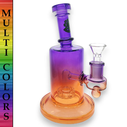 8" SeshGear Barrel Beaker Circ Perc Bong