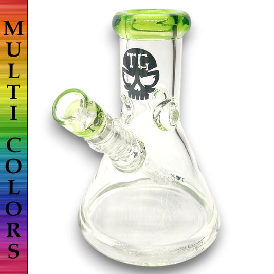 8" Toxic Glass Heavy Duty Beaker Bong