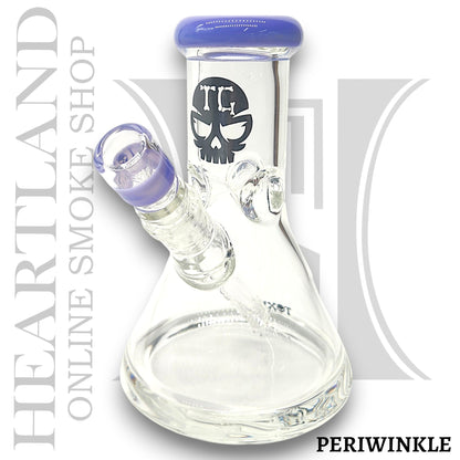 8" Toxic Glass Heavy Duty Beaker Bong