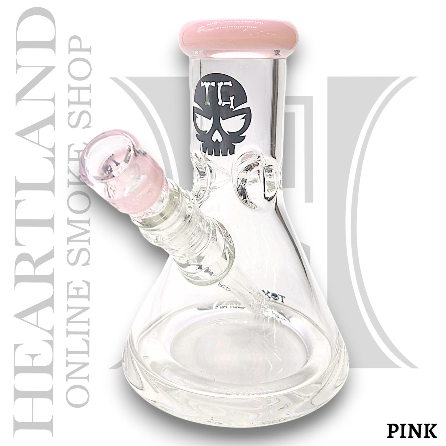 8" Toxic Glass Heavy Duty Beaker Bong