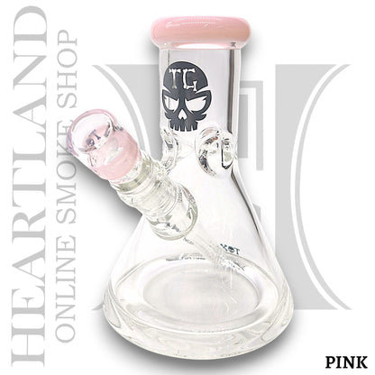 8" Toxic Glass Heavy Duty Beaker Bong