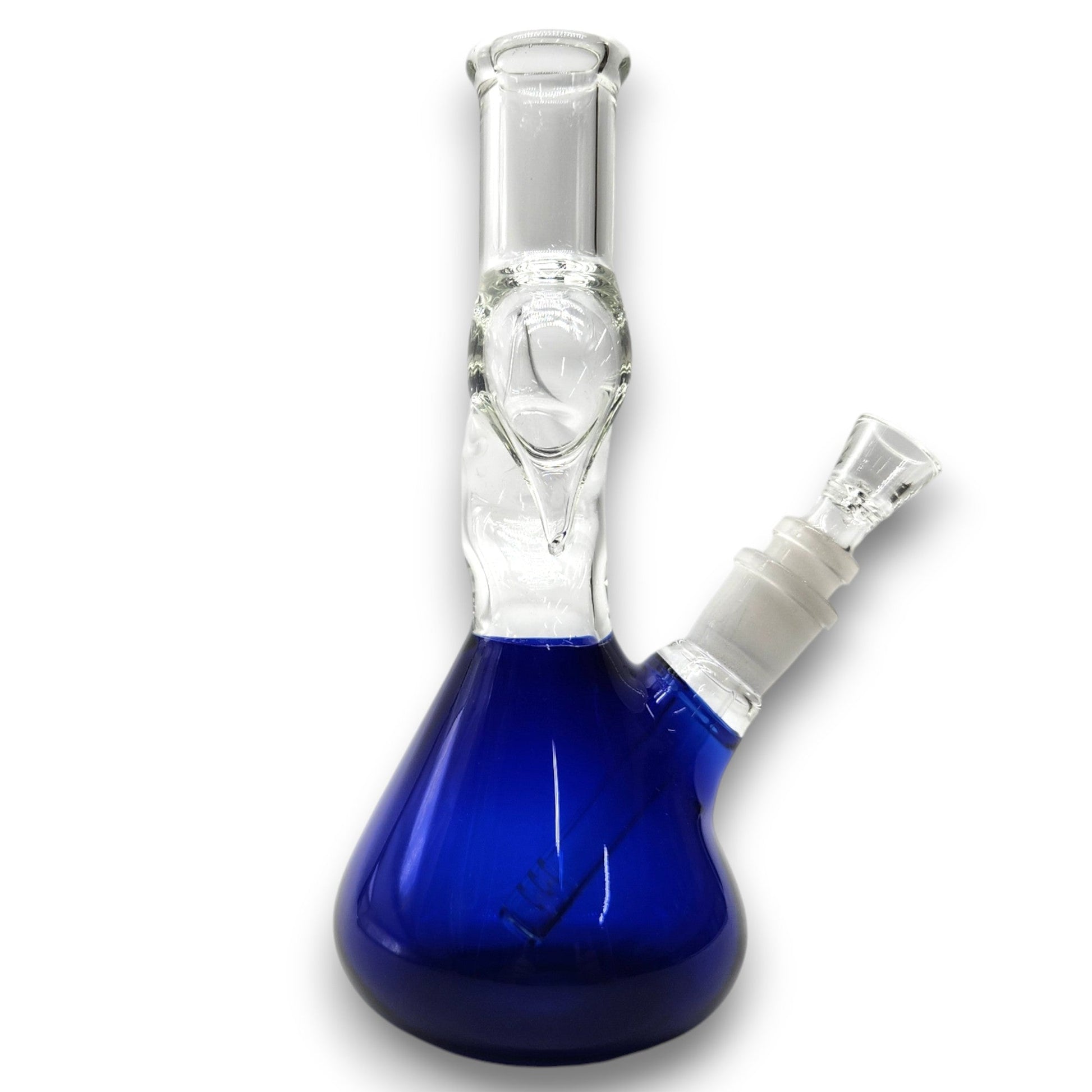 8" Zong Style Zig Zag Beaker Bong