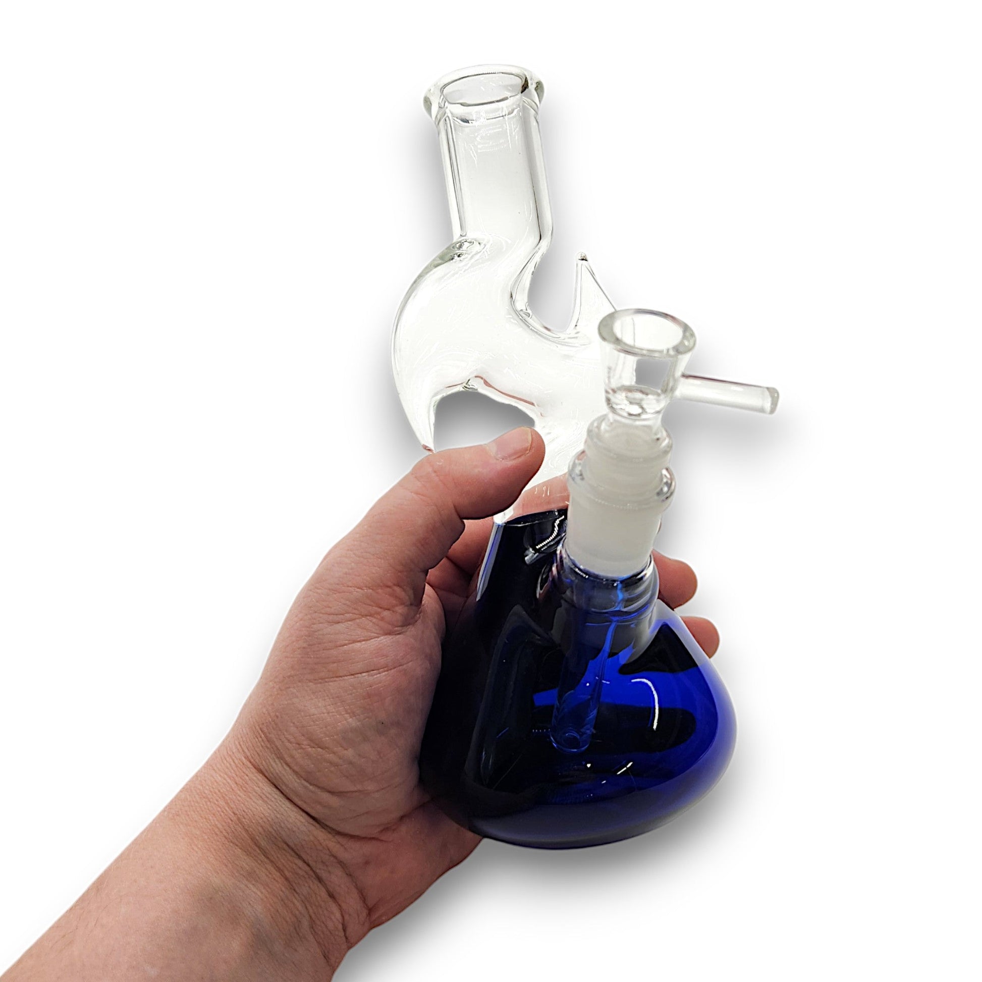 8" Zong Style Zig Zag Beaker Bong