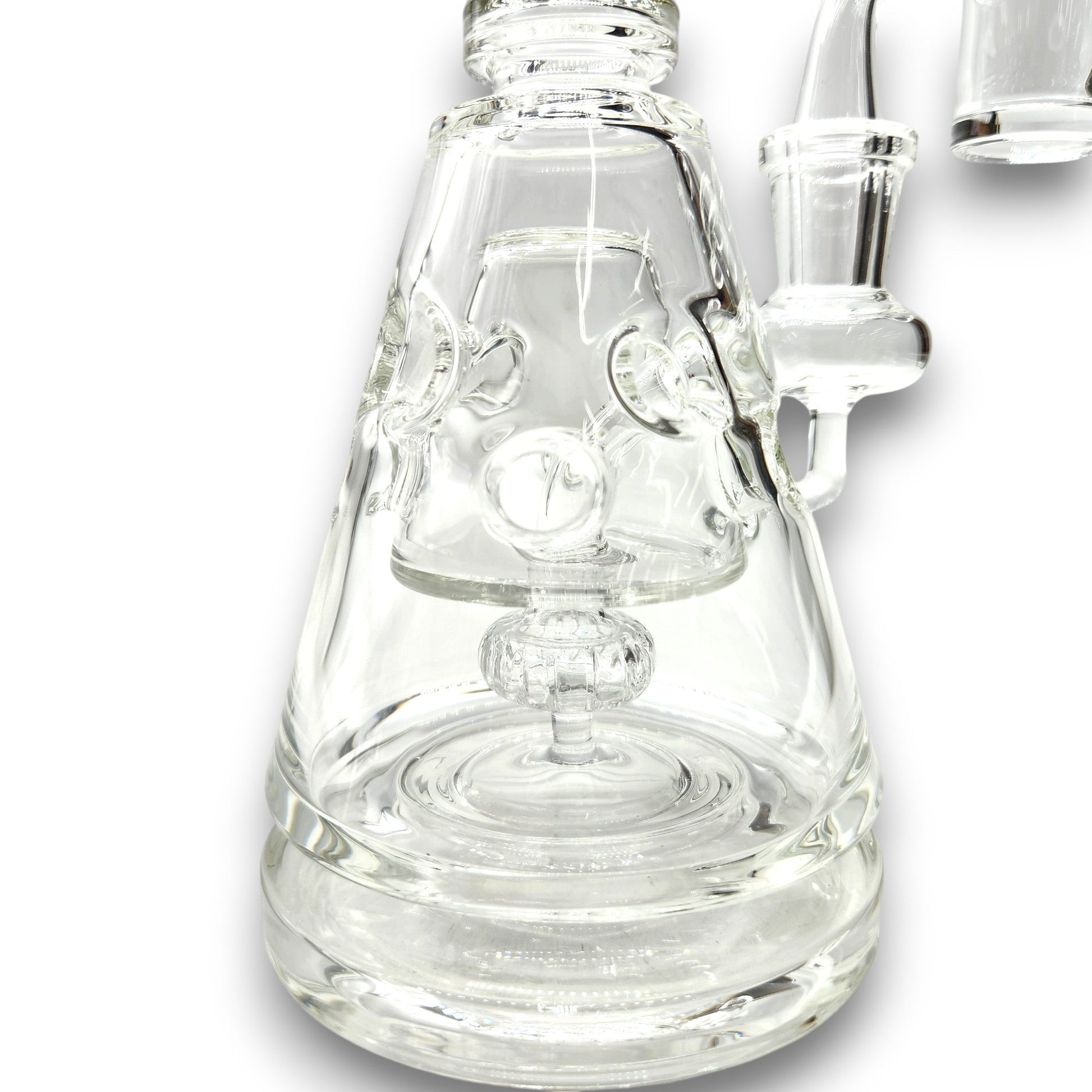 8.5" Pulsar Bent Neck Pyramid Rig Bong