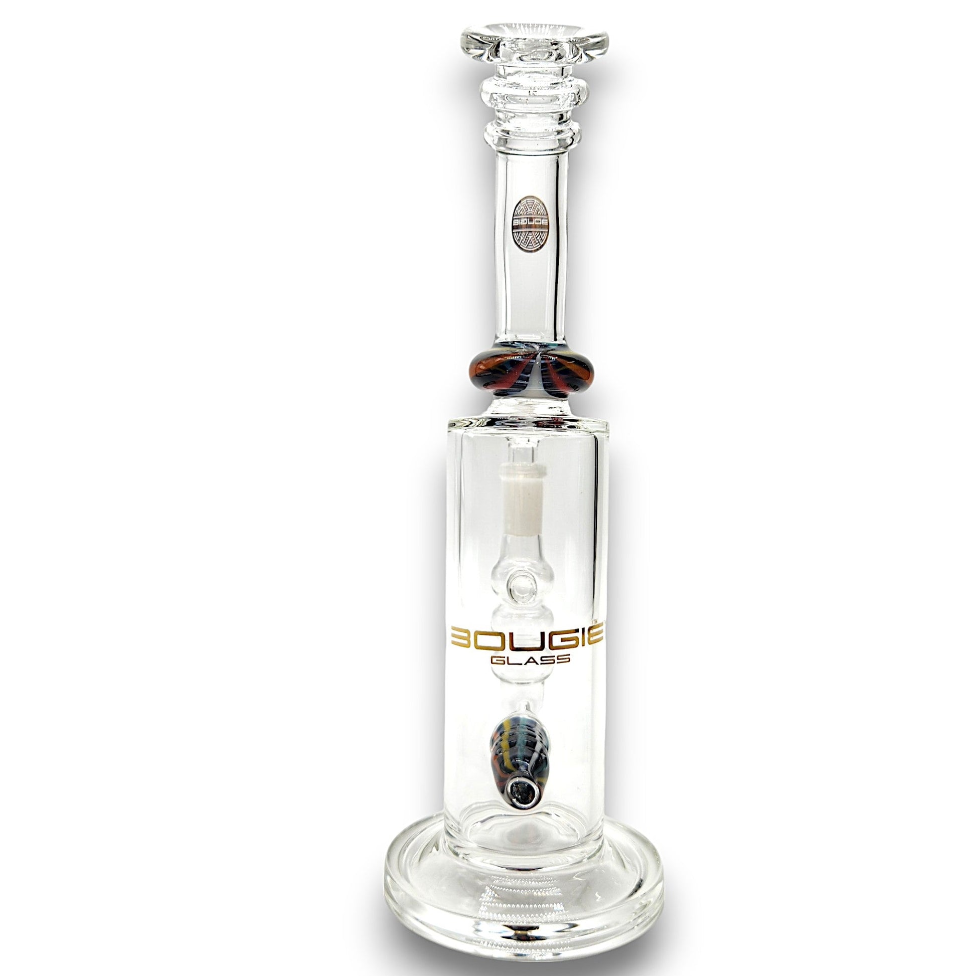 9" Bougie Inline Percolator Barrel Bong