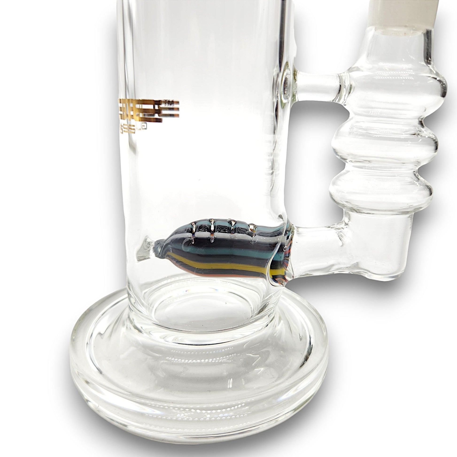 9" Bougie Inline Percolator Barrel Bong