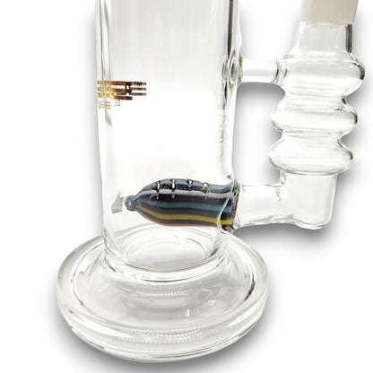 9" Bougie Inline Percolator Barrel Bong