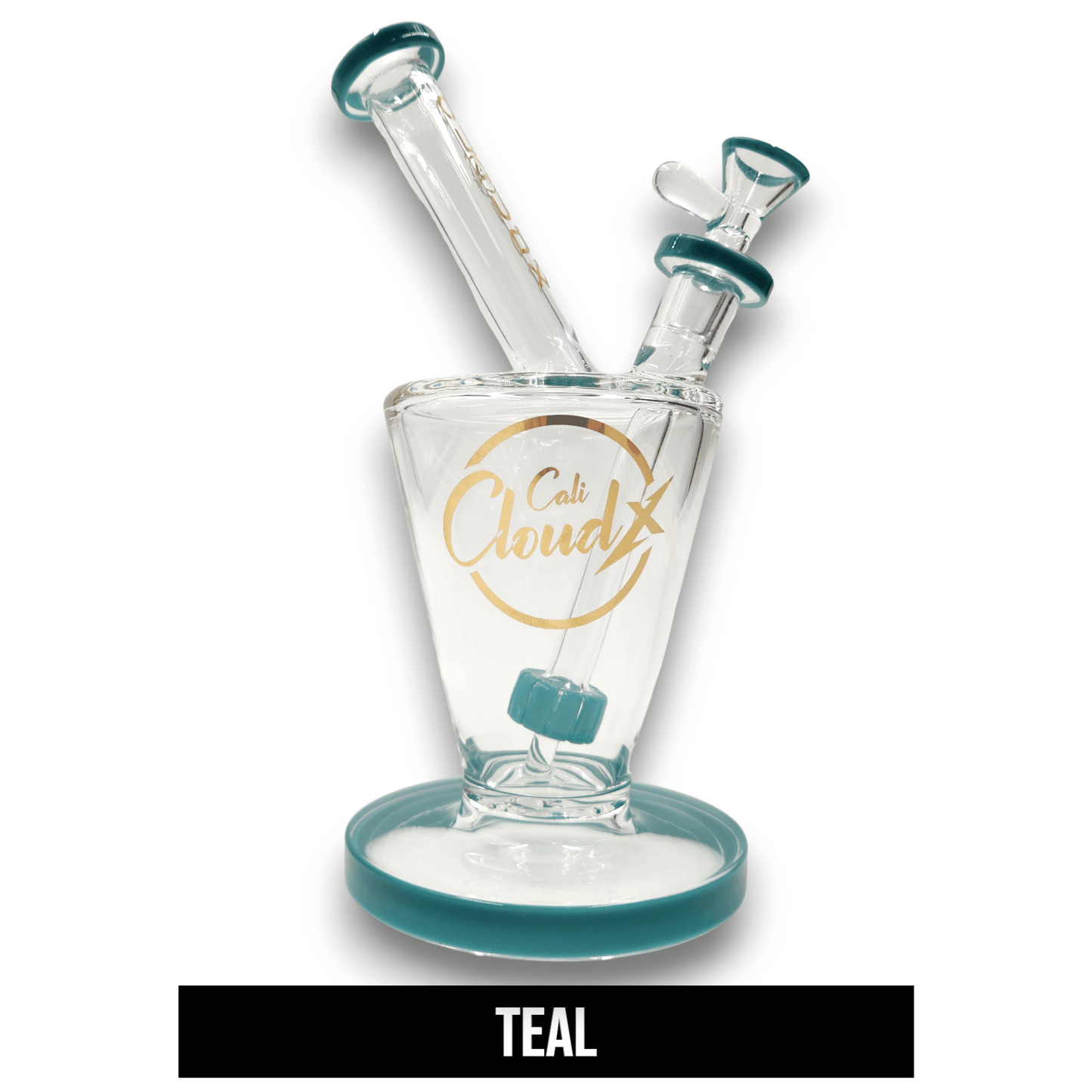 9" Cali CloudX Circ Perc Volcano Barrel Bong - Heartland Smoke Shop