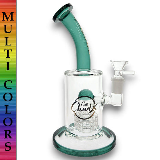 9" Cali CloudX UFO Matrix Percolator Barrel Bong